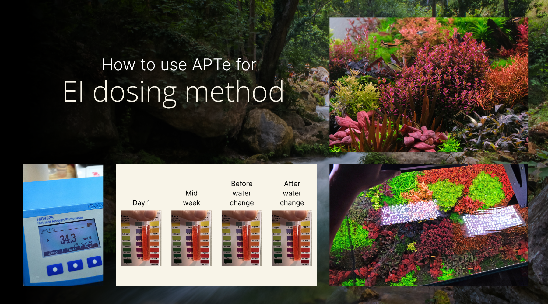 Using APTe for EI dosing